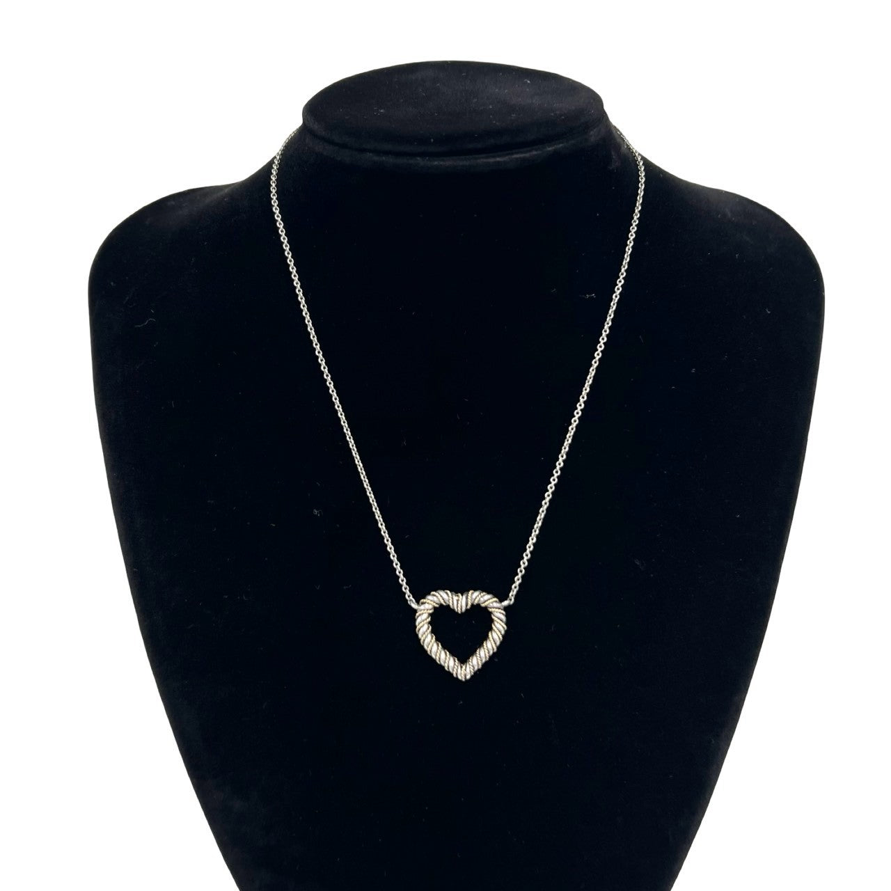 TIFFANY&Co. ティファニー (Vintage) ツイストハート ネックレス 925 K18 750YG 2