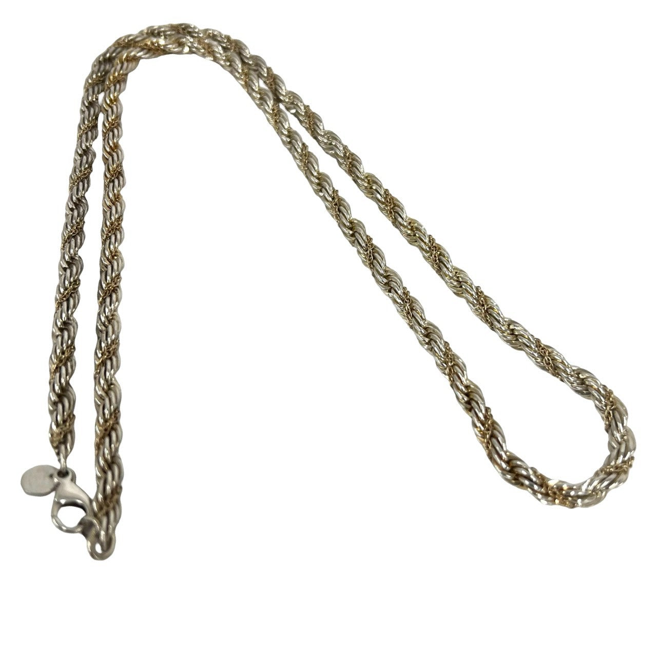 TIFFANY&Co. ティファニー ツイストロープ ネックレス 925 K14 585YG 6