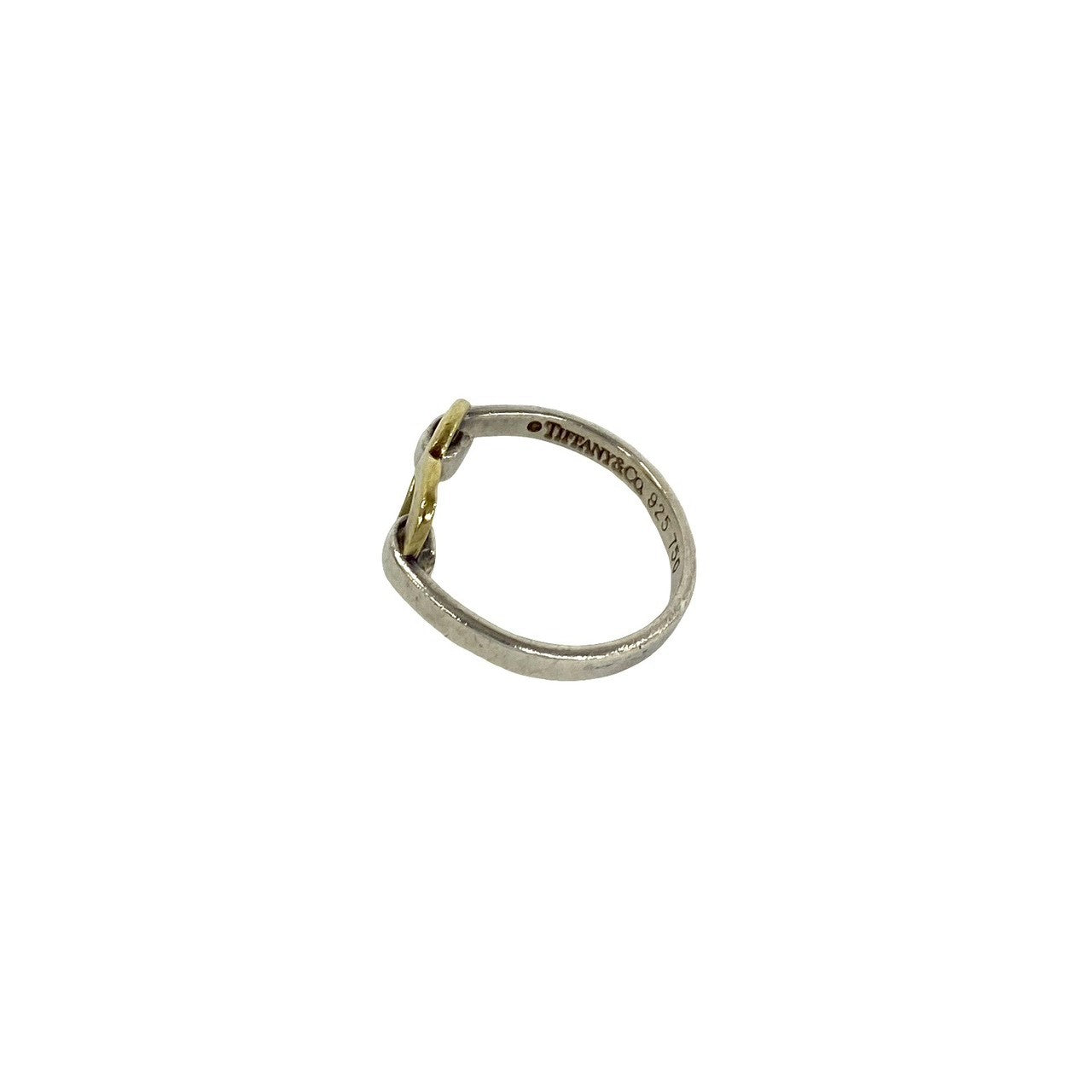 TIFFANY&Co. ティファニー (Vintage) オープンハート リング 925 K18 750YG 指輪 4