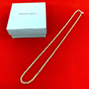 TIFFANY&Co. ティファニー (Vintage) ツイストチェーン ネックレス 925 K18 750YG