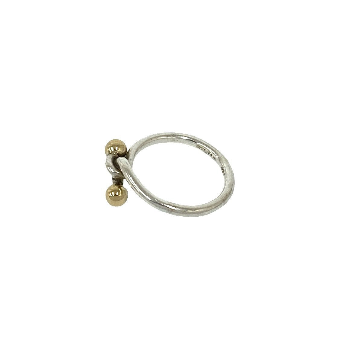 TIFFANY&Co. ティファニー (Vintage) フック&アイ リング 指輪 12号 925 K18 750YG 4