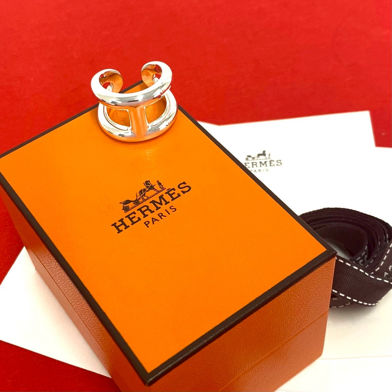 HERMES エルメス オスモズ GM リング 指輪