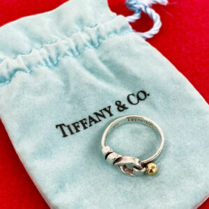 TIFFANY&Co. ティファニー (Vintage) フック&アイ リング 指輪 12号 925 K18 750YG
