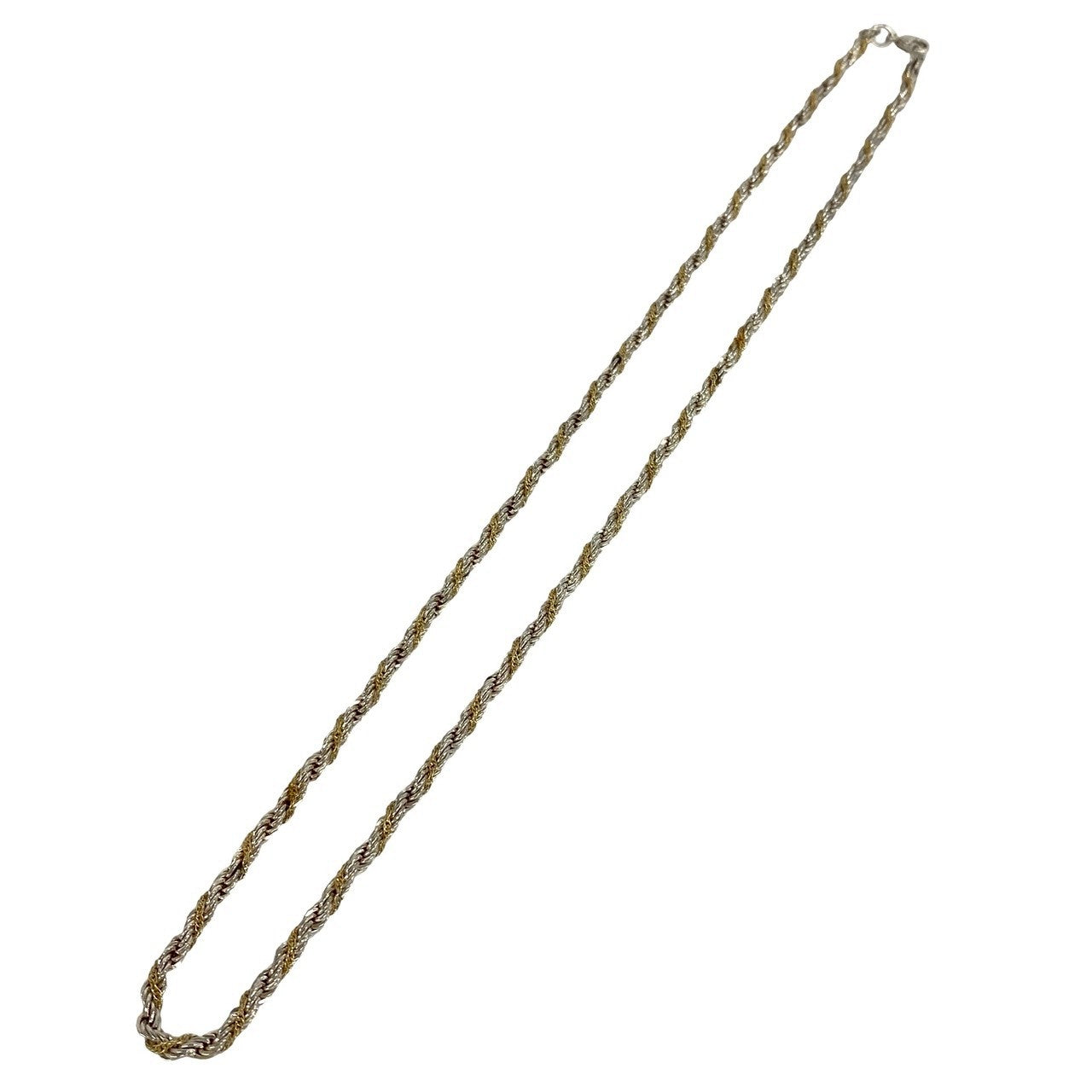 TIFFANY&Co. ティファニー (Vintage) ツイストチェーン ネックレス 925 K18 750YG 5