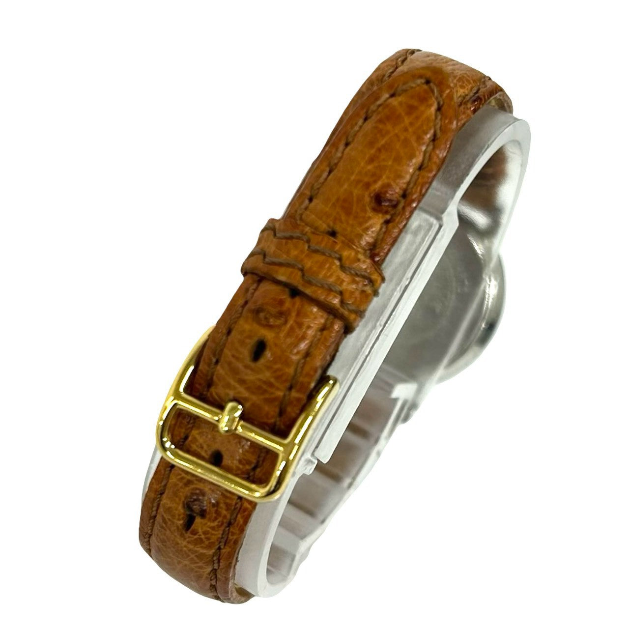 HERMES エルメス (Vintage) セリエ コンビウォッチ 腕時計 オーストリッチ 9
