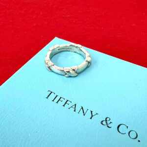 TIFFANY&Co. ティファニー (Vintage) シグネチャークロス リング 指輪 10号