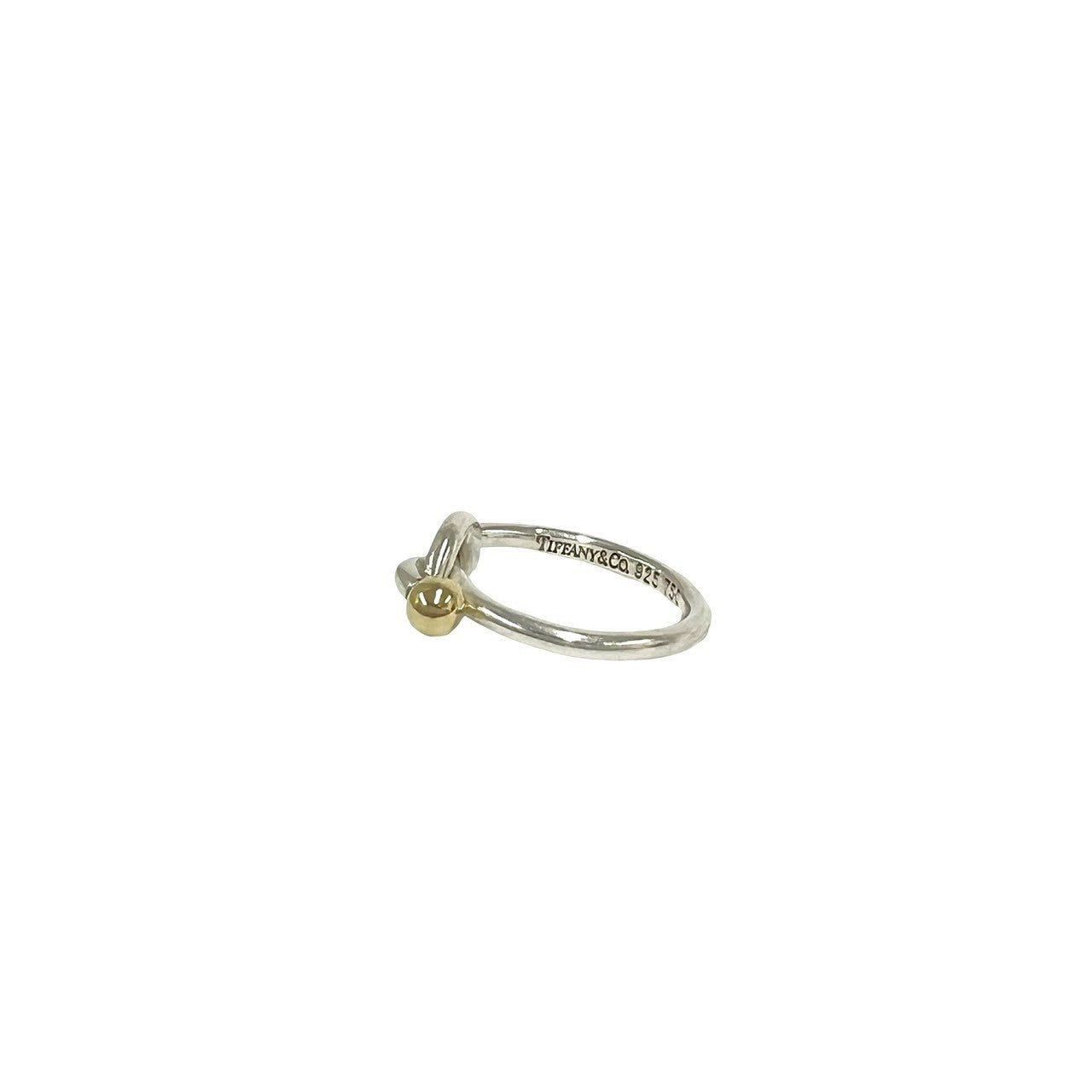 TIFFANY&Co. ティファニー (Vintage) ラブノット リング 925 K18 750YG 指輪 4