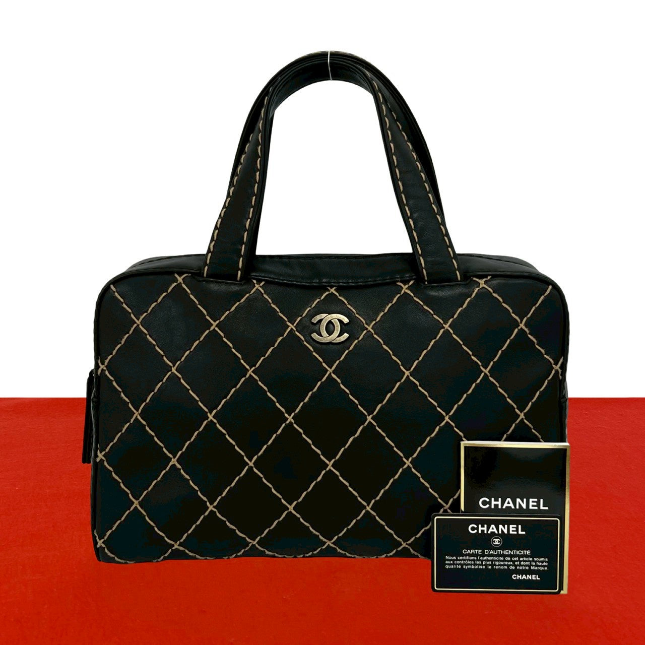 CHANEL シャネル ワイルドステッチ ハンドバッグ