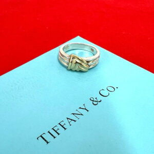 TIFFANY&Co. ティファニー (Vintage) シグネチャー リング 925 K18 750YG 指輪
