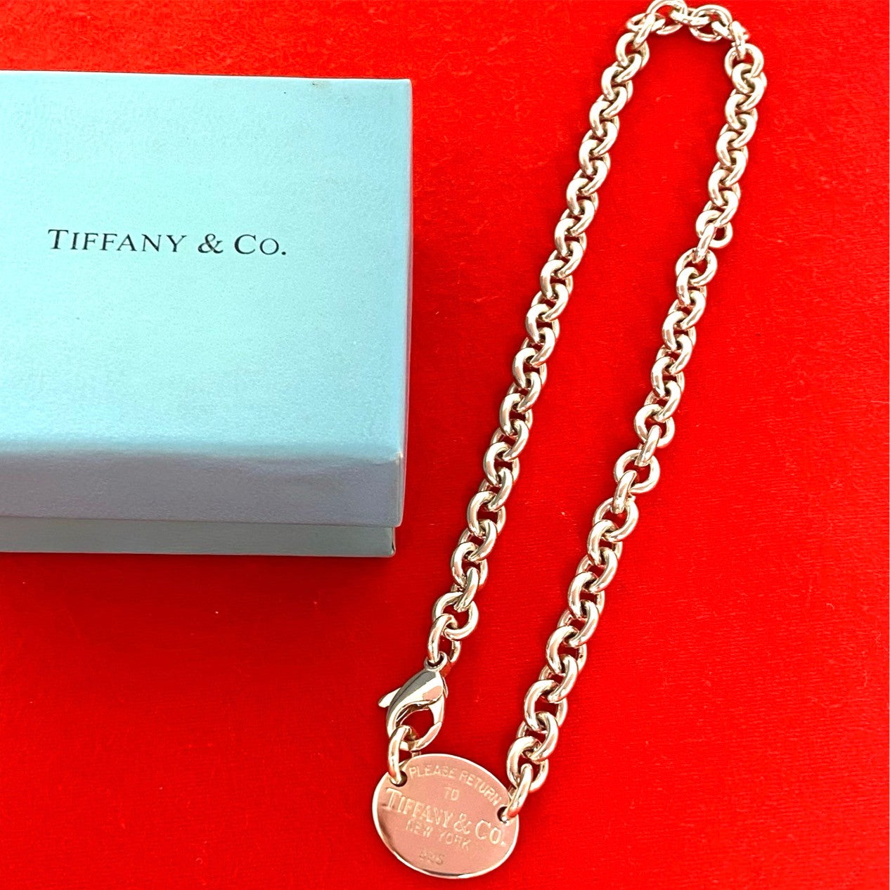 TIFFANY&Co. ティファニー リターントゥ オーバル ネックレス 925