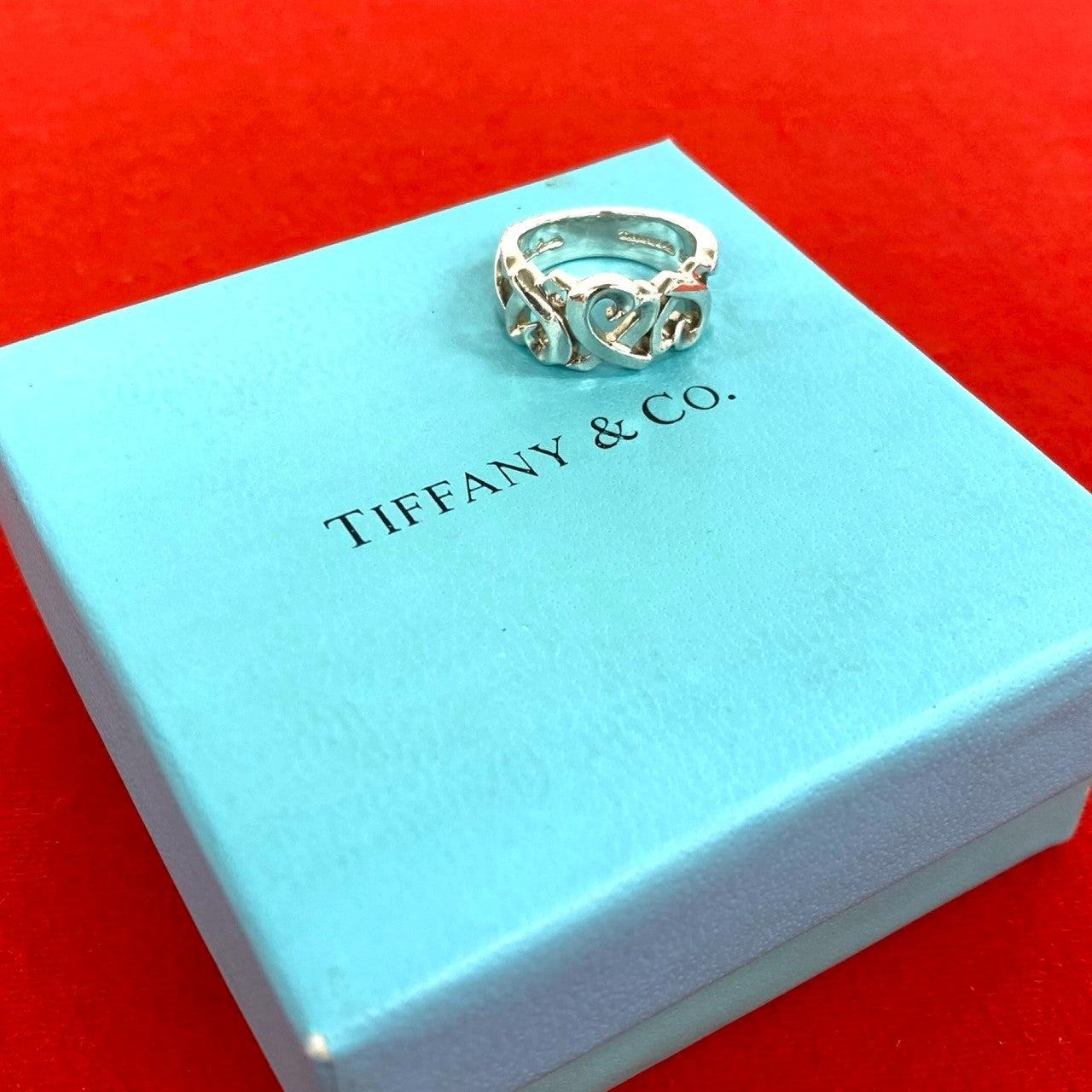 TIFFANY&Co. ティファニー トリプル ラビングハート リング 指輪