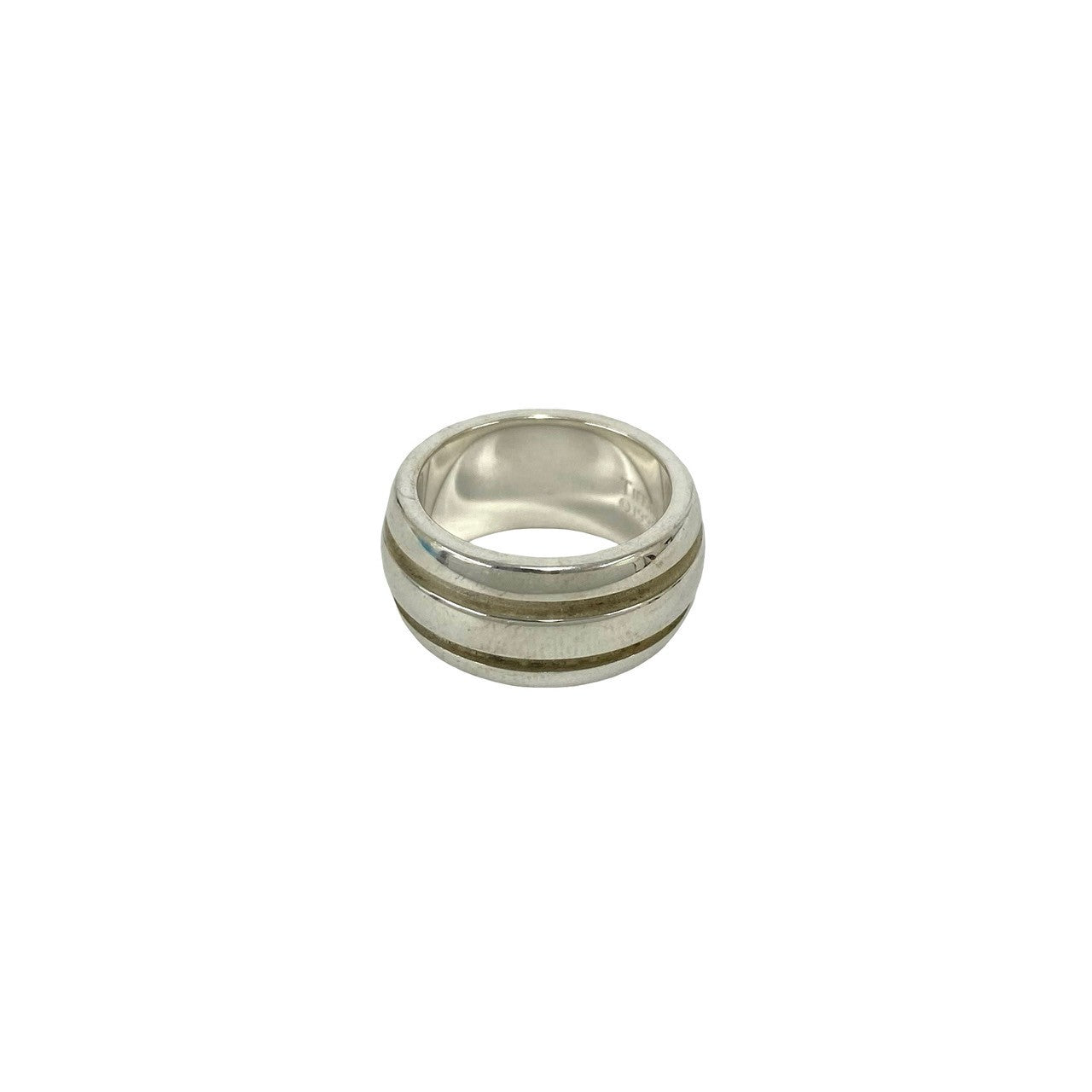 TIFFANY&Co. ティファニー (Vintage) グルーブド ダブルライン リング 指輪 4