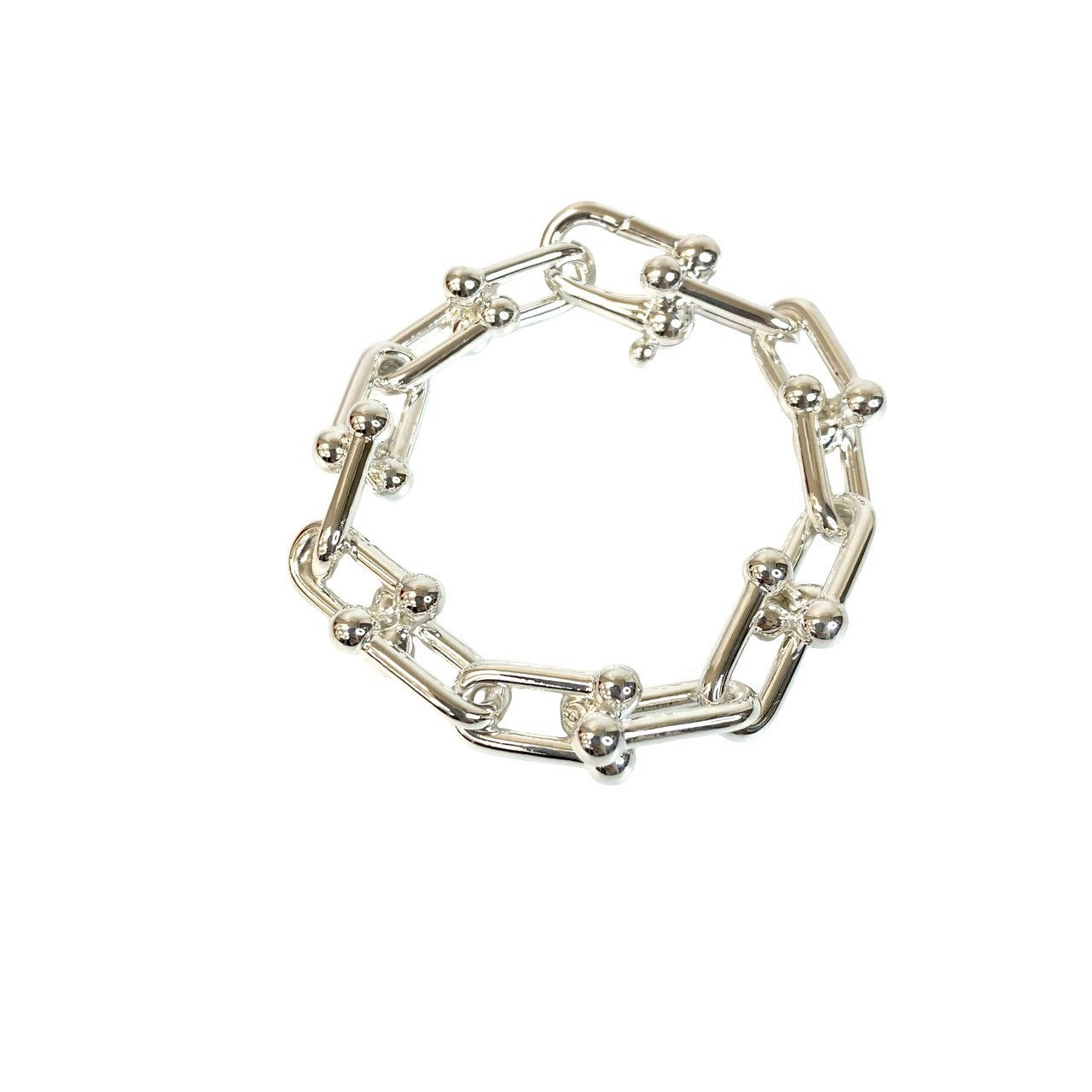 TIFFANY&Co. ティファニー ハードウェア ラージリンク ブレスレット 4