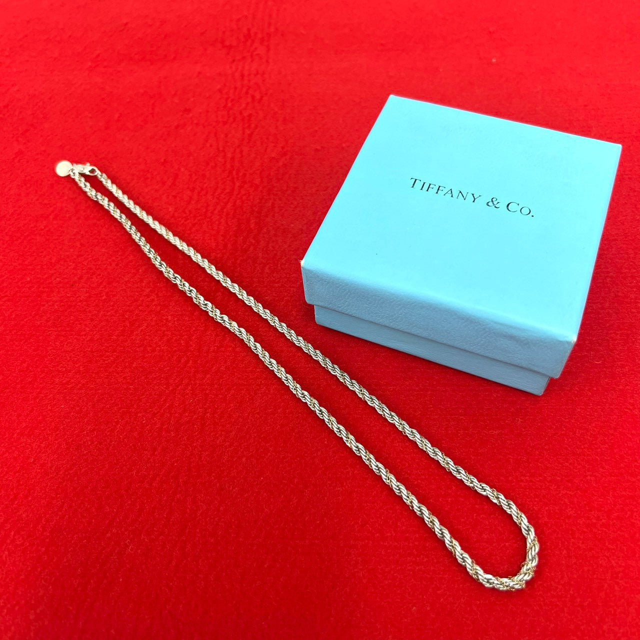 TIFFANY&Co. ティファニー (Vintage) ツイストロープ ネックレス K14 585YG