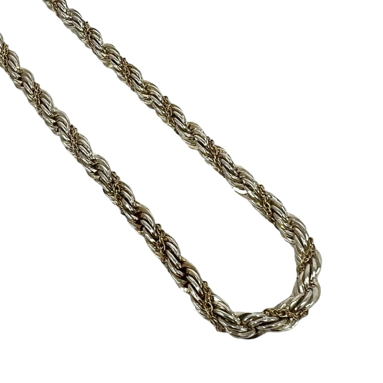 TIFFANY&Co. ティファニー ツイストロープ ネックレス 925 K14 585YG 4