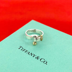 TIFFANY&Co. ティファニー フック＆アイ 925 K18 750YG リング 指輪