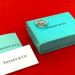 TIFFANY&Co. ティファニー ハート リボン コンビ リング 指輪