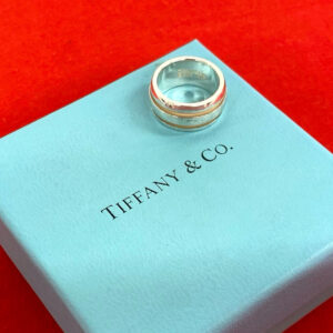 TIFFANY&Co. ティファニー グルーブド ダブルライン リング 指輪