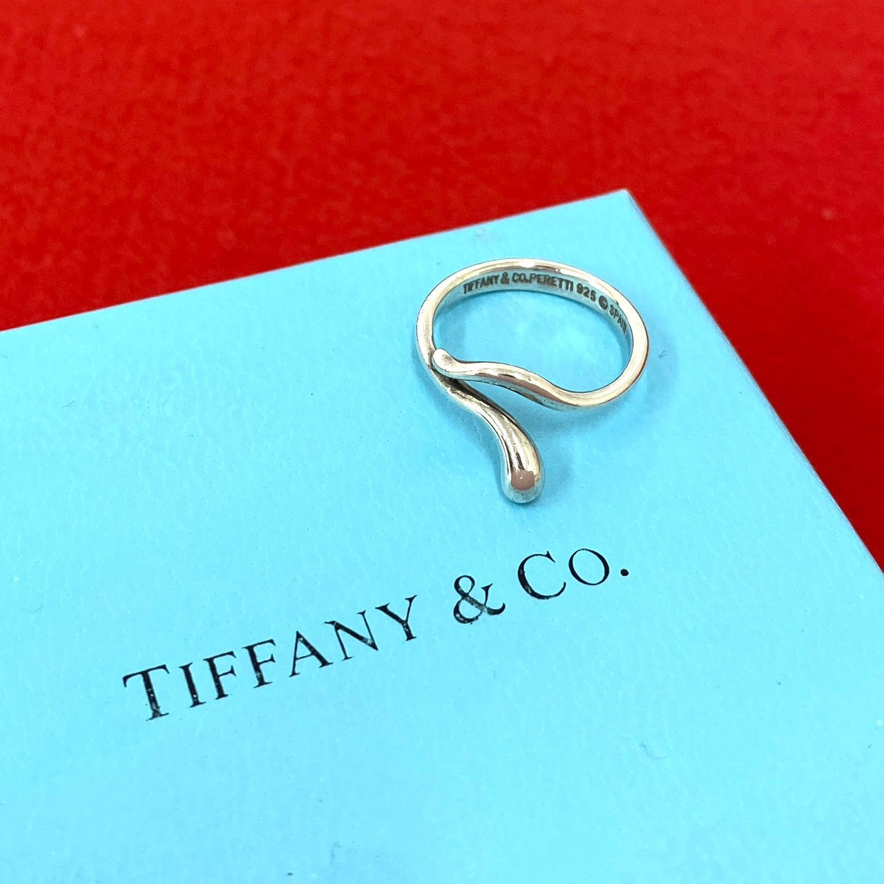 TIFFANY&Co. ティファニー (Vintage) ティアドロップ リング 指輪