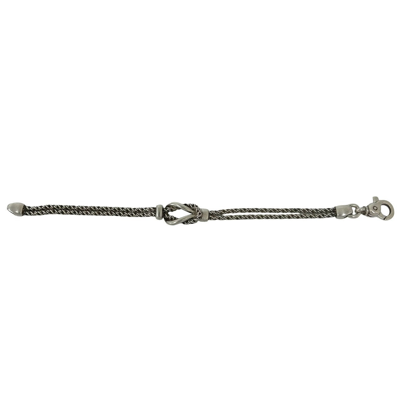 TIFFANY&Co. ティファニー (Vintage) ダブルロープ センターノット ブレスレット 5