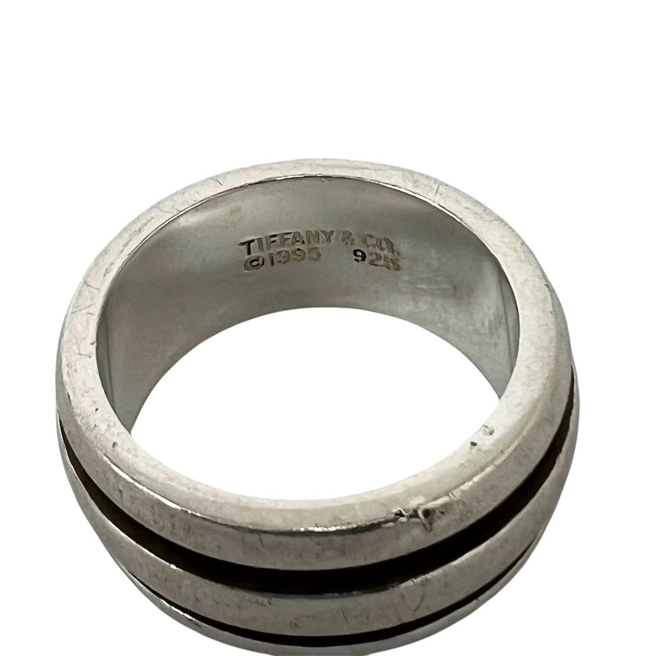 TIFFANY&Co. ティファニー (Vintage) グルーブド ダブルライン リング 指輪 13号 3