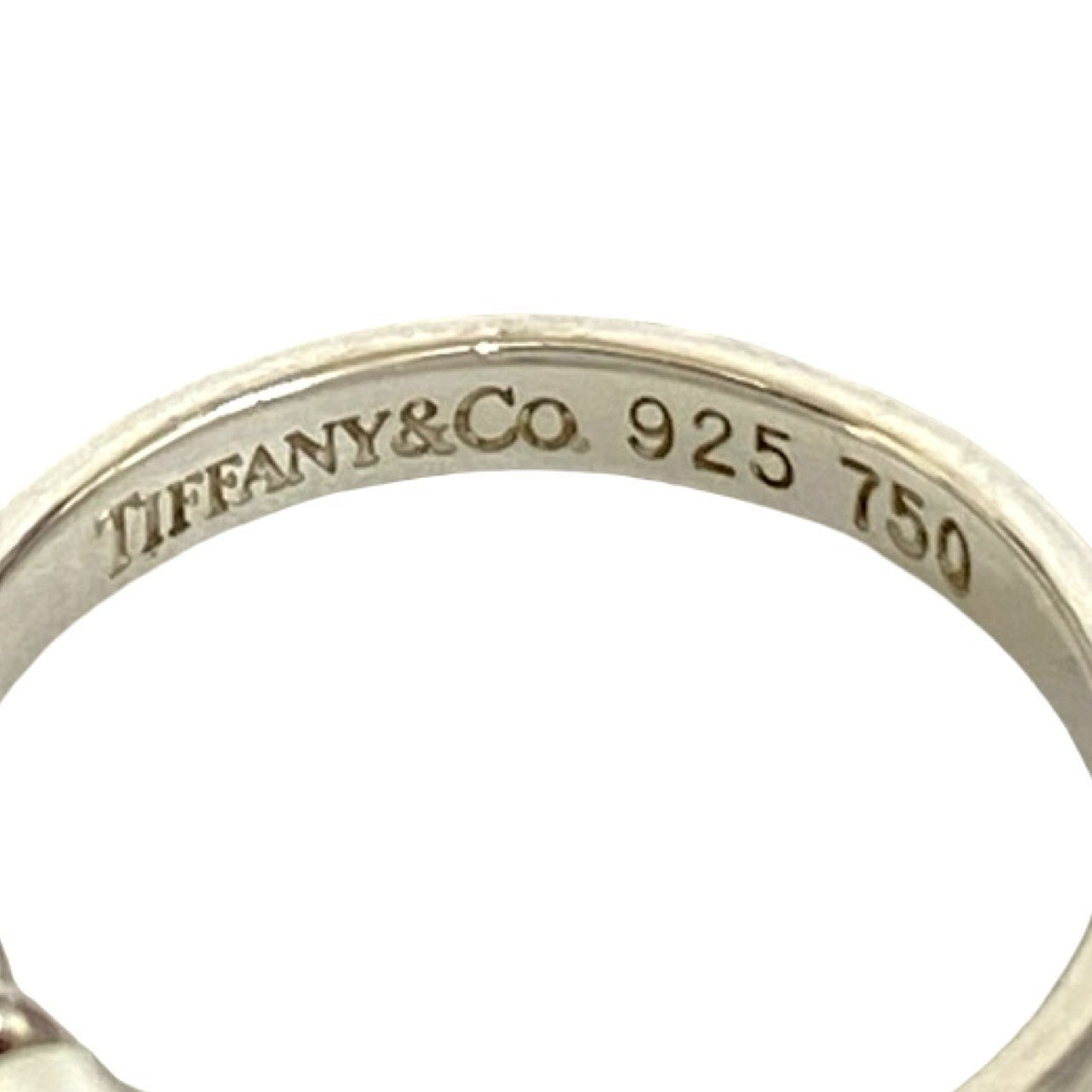 TIFFANY&Co. ティファニー フラットワイヤー 925 K18 リング 指輪 3