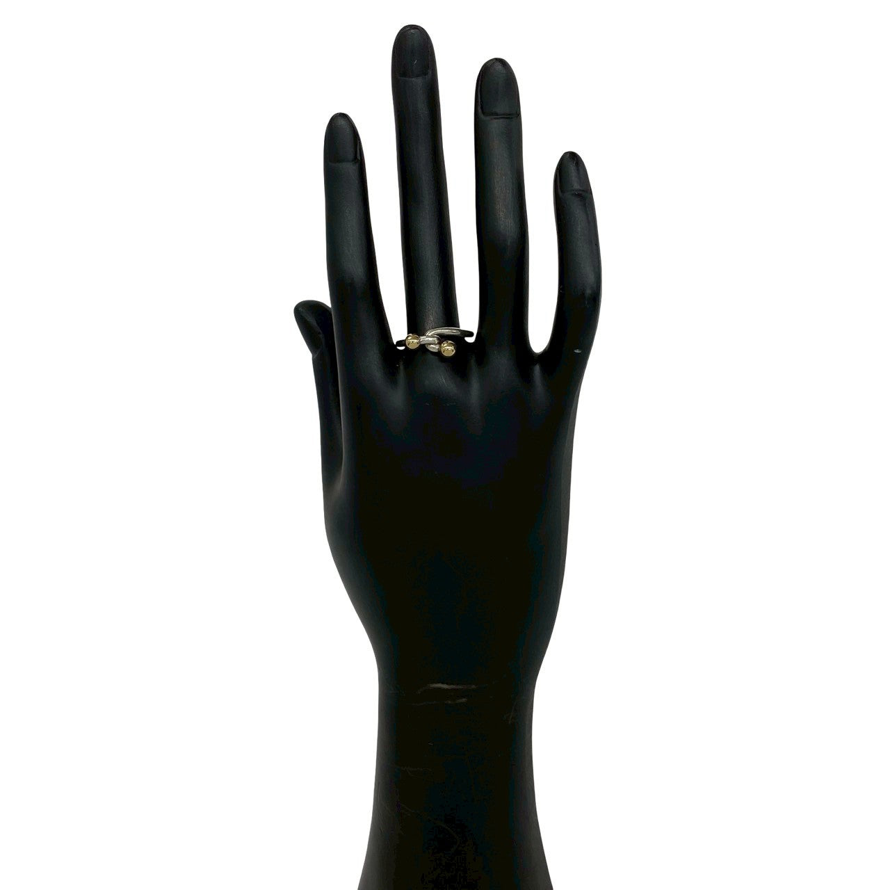 TIFFANY&Co. ティファニー (Vintage) フック&アイ リング 指輪 925 K18 750YG 2