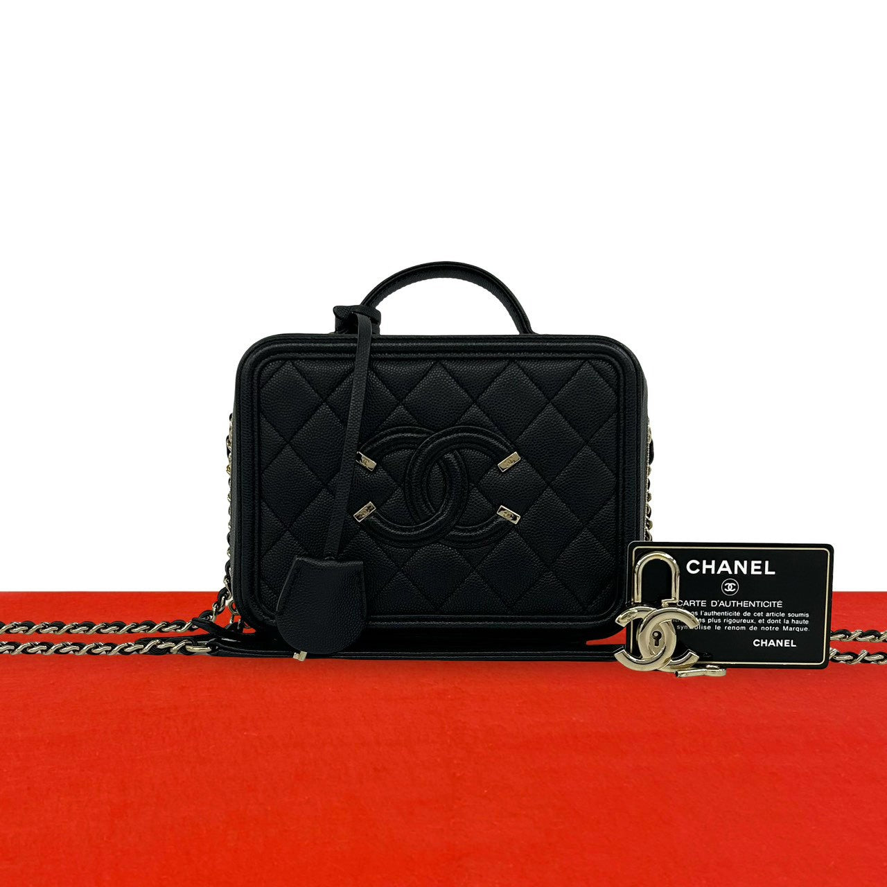 CHANEL シャネル CCフィリグリー ショルダーバッグ