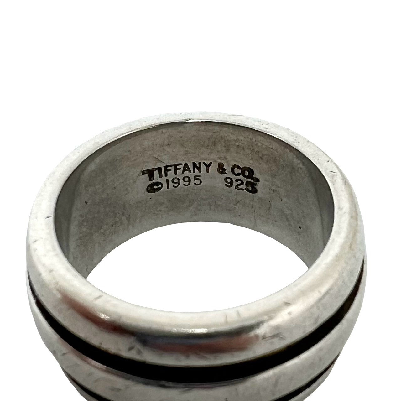 TIFFANY&Co. ティファニー (Vintage) グルーブド ダブルライン リング 指輪 3