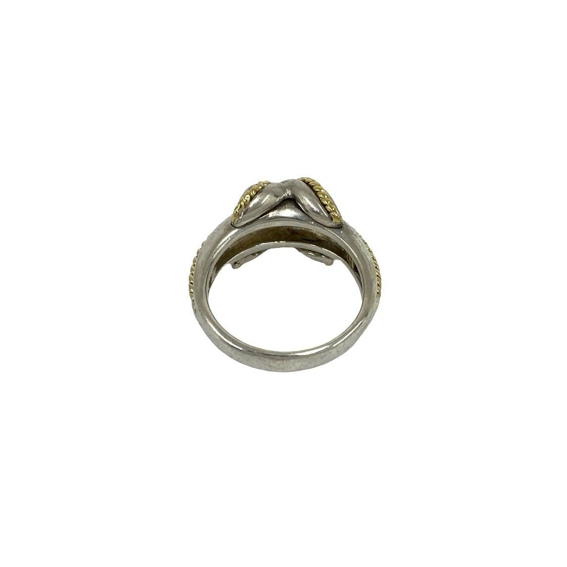 TIFFANY&Co. ティファニー (Vintage) シグネチャー クロス リング 指輪 13号 925 K18 750YG 6