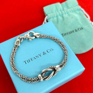 TIFFANY&Co. ティファニー (Vintage) ダブルロープ センターノット ブレスレット