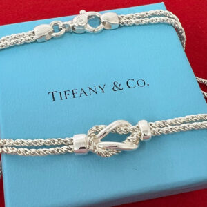 TIFFANY&Co. ティファニー (Vintage) ダブルロープ センターノット ネックレス