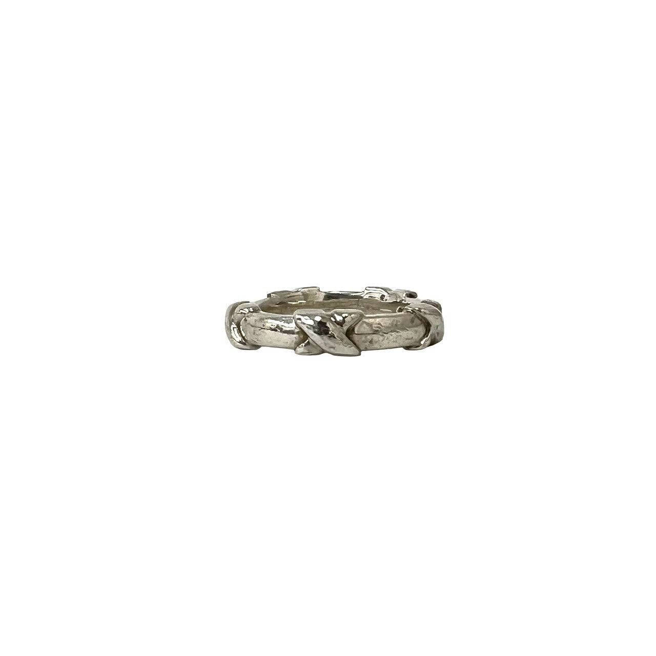 TIFFANY&Co. ティファニー (Vintage) シグネチャークロス リング 指輪 10号 6