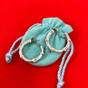TIFFANY&Co. ティファニー (Vintage) バンブー フープ ピアス