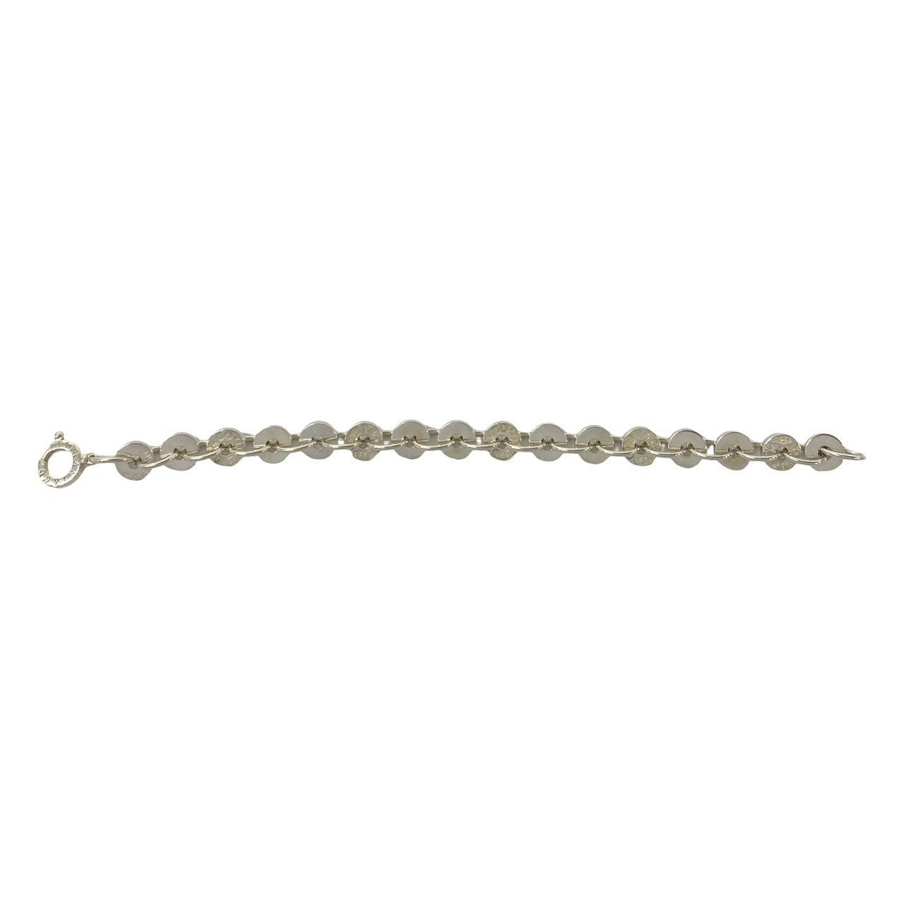 TIFFANY&Co. ティファニー サークルリンク チェーン ブレスレット 925 6