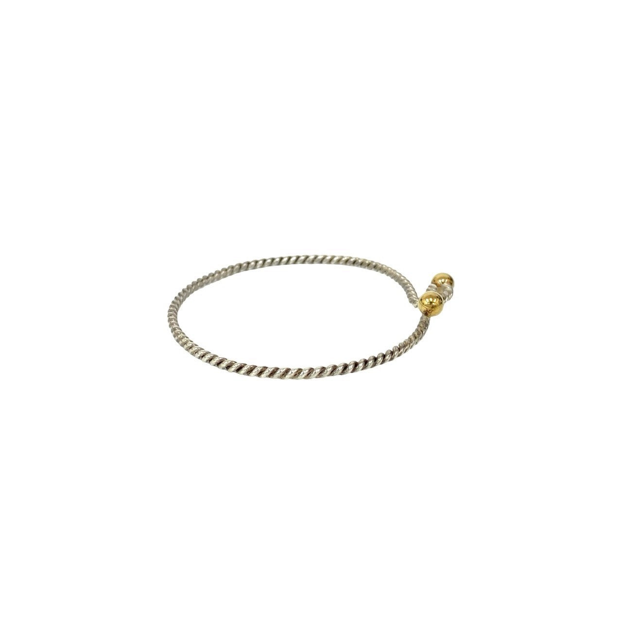 TIFFANY&Co. ティファニー フック アンド アイ ダブル ツイスト ワイヤー バングル 4