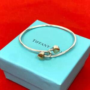 TIFFANY&Co. ティファニー ダブル ハート フック バングル