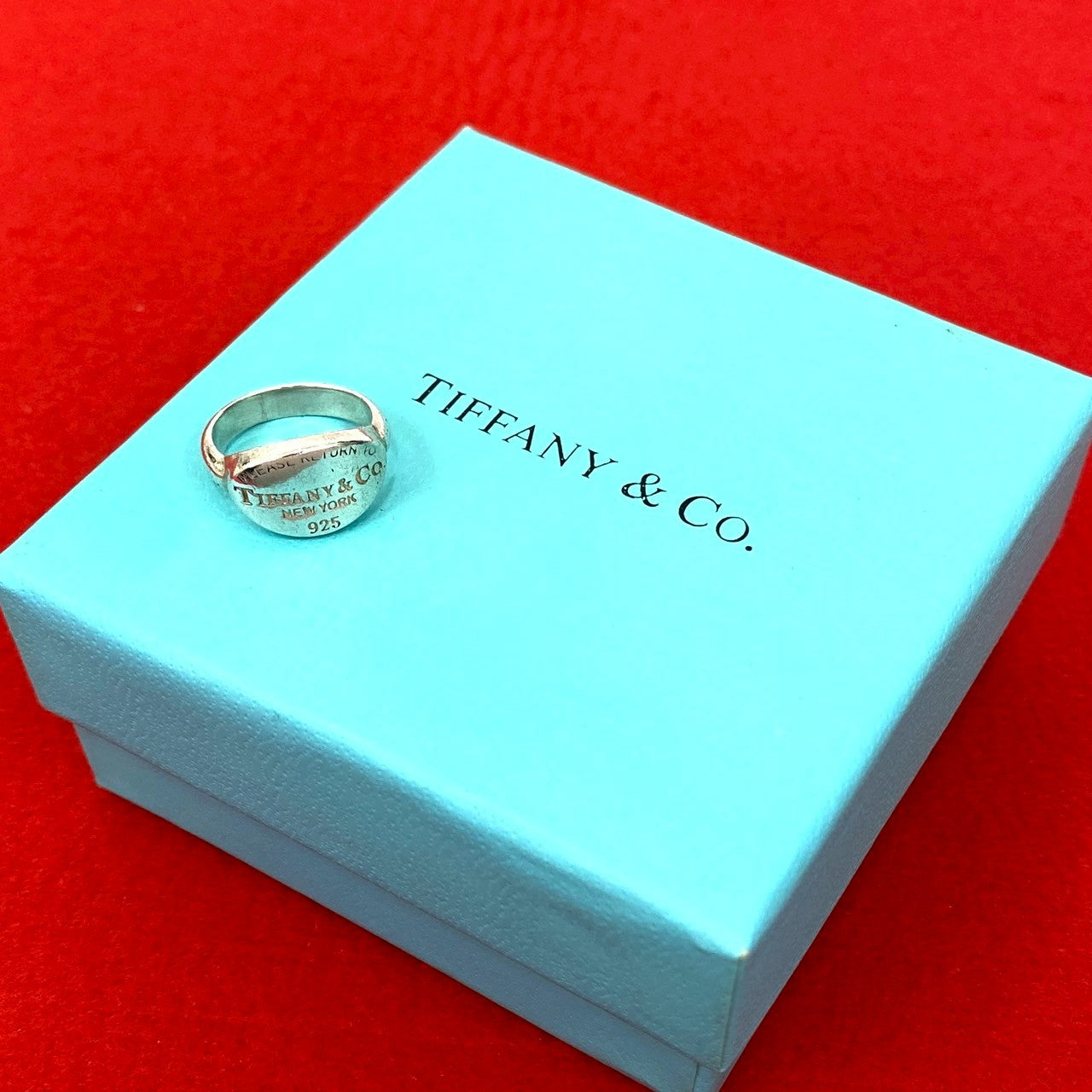 TIFFANY&Co. ティファニー リターントゥ オーバル タグ リング 指輪