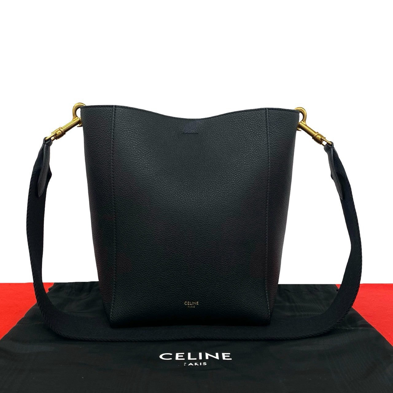 CELINE セリーヌ サングル バケット スモール ショルダーバッグ