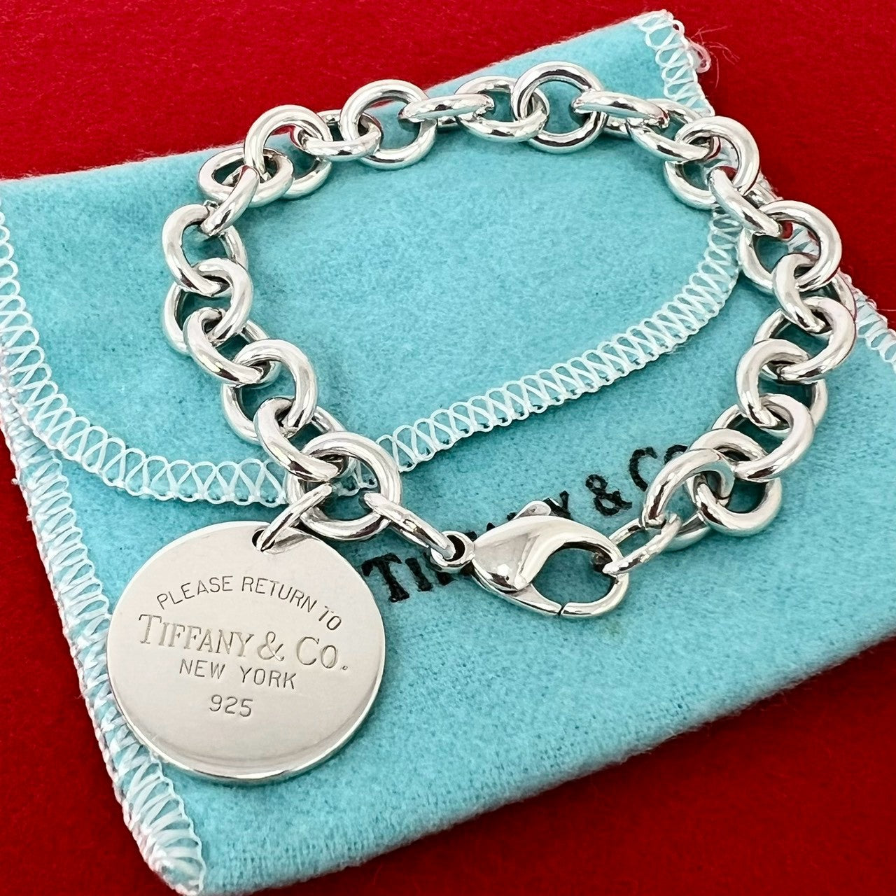 TIFFANY&Co. ティファニー (Vintage) リターントゥ ラウンドタグ ブレスレット