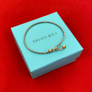 TIFFANY&Co. ティファニー フック アンド アイ ダブル ツイスト ワイヤー バングル