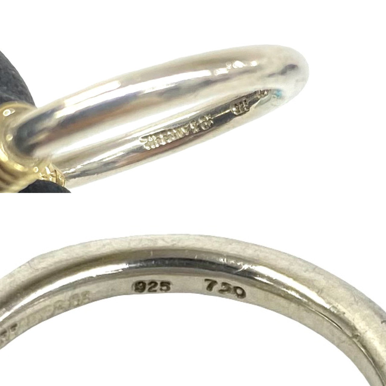TIFFANY&Co. ティファニー (Vintage) バンドウィズ 2 ワイヤー リング 指輪 925 K18 750 YG 3
