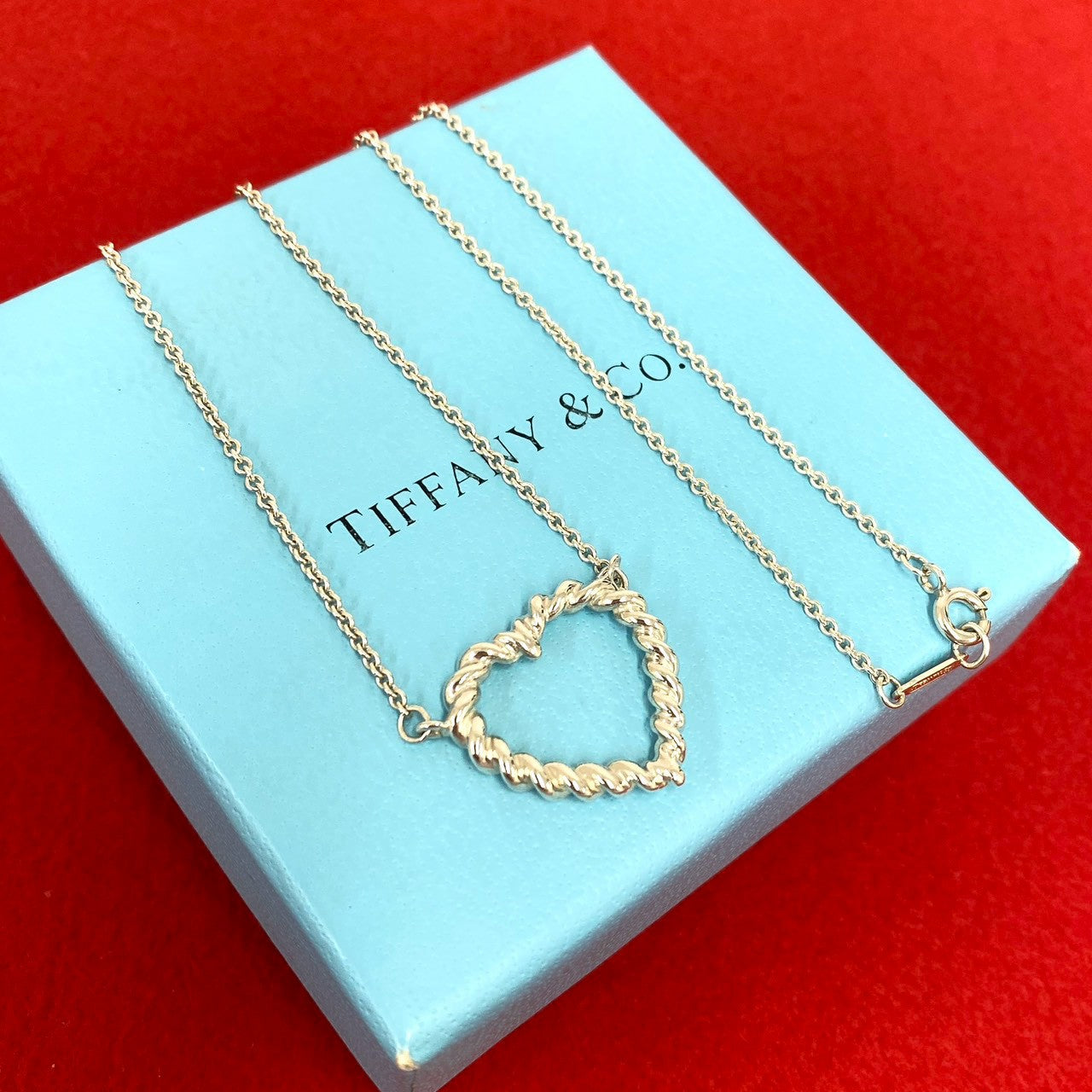 TIFFANY&Co. ティファニー (Vintage) ツイストハート ネックレス