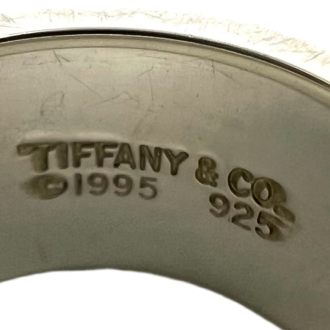 TIFFANY&Co. ティファニー (Vintage) グルーブド ダブルライン リング 指輪 7号 3
