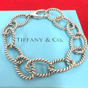 TIFFANY&Co. ティファニー (Vintage) オーバルリンク ツイスト ブレスレット
