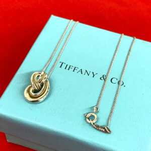 TIFFANY&Co. ティファニー (Vintage) ツイスト ノット ロープ ネックレス 925 K18 750YG