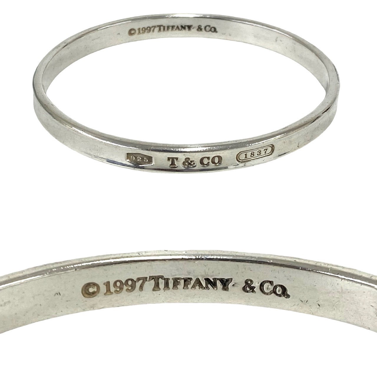 TIFFANY&Co. ティファニー (Vintage) ナロー バングル ブレスレット 3