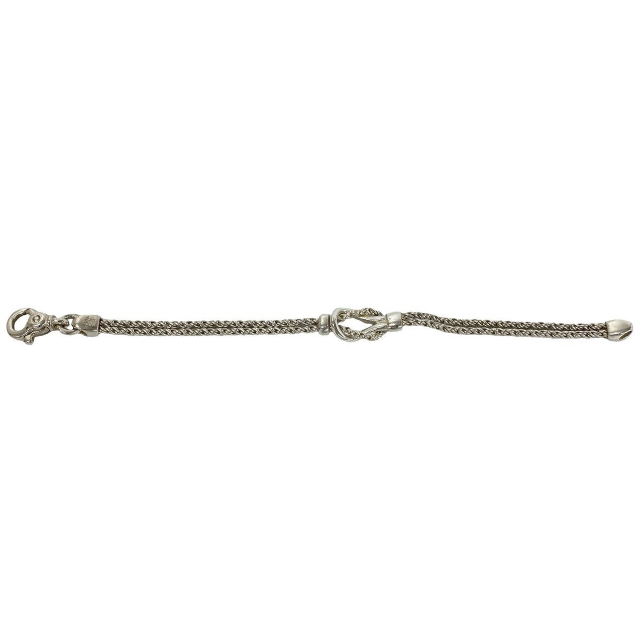 TIFFANY&Co. ティファニー (Vintage) ダブルロープ センターノット ブレスレット 6