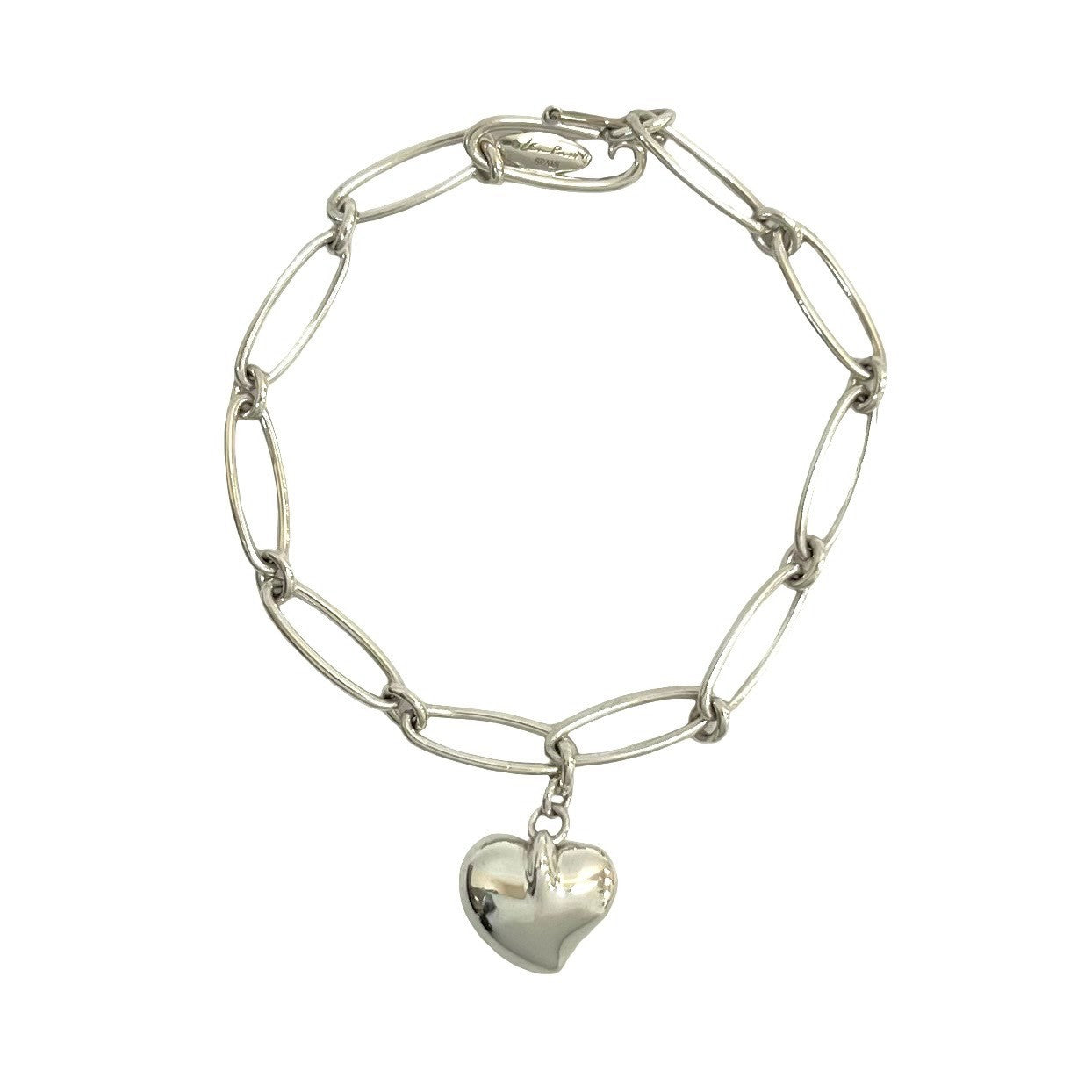 TIFFANY&Co. ティファニー カーブド ハート ブレスレット 5