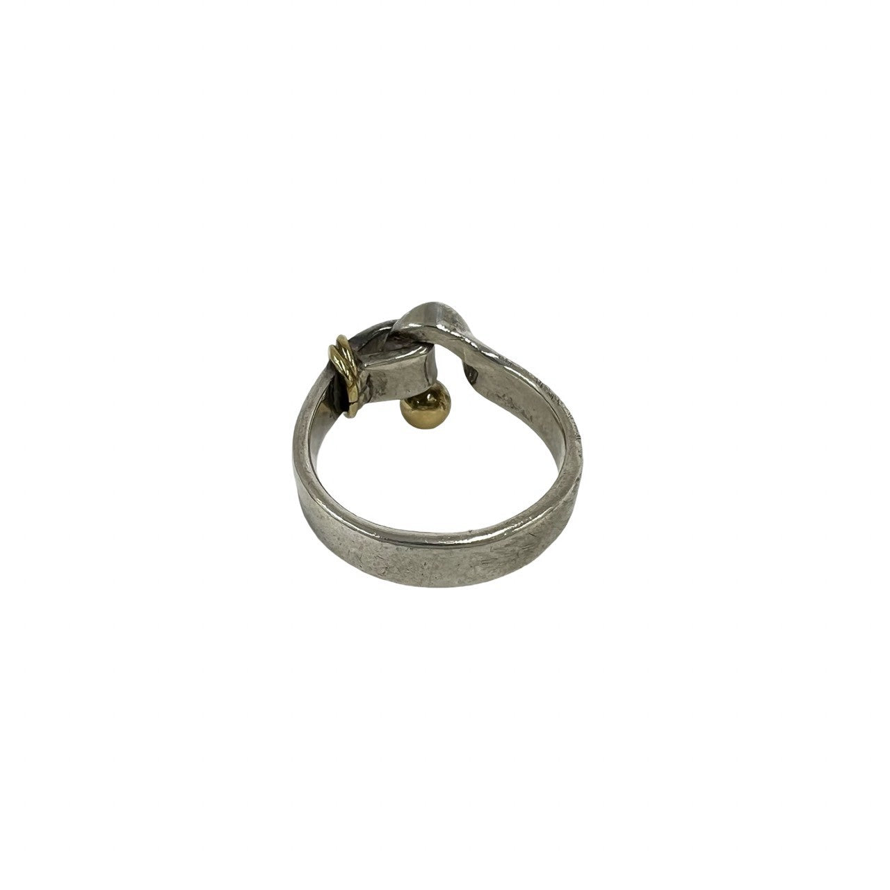 TIFFANY&Co. ティファニー (Vintage) フック&アイ リング 925 K18 750YG 指輪 9号 6